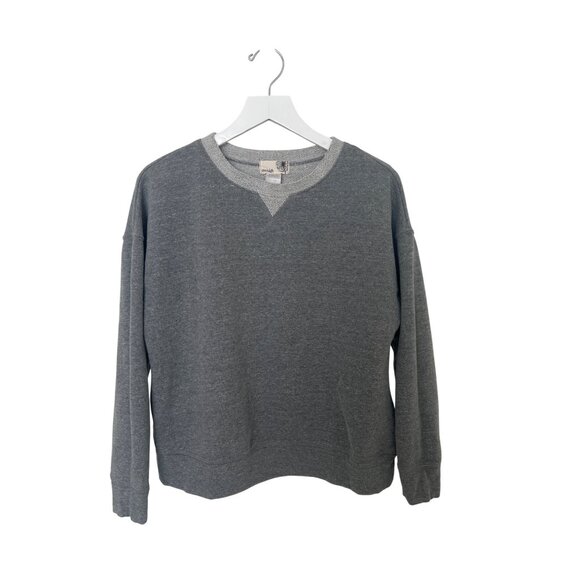 Everleigh Charcoal Heather Gray Crewneck Sweatshirt - Picture 2 of 4